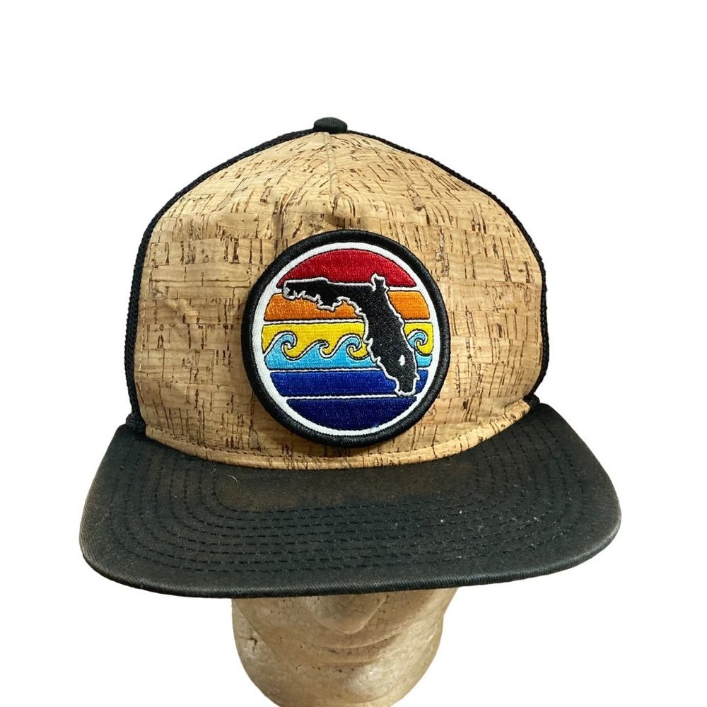 Otto Florida Sunset Beach‎ Wave Patch Snap Back Trucker Baseball Cap OSFM